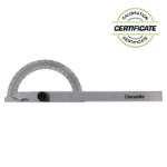 Gradmåler 80x120 mm med dobbelt lasergraveret skala. (Inkl. Certifikat)